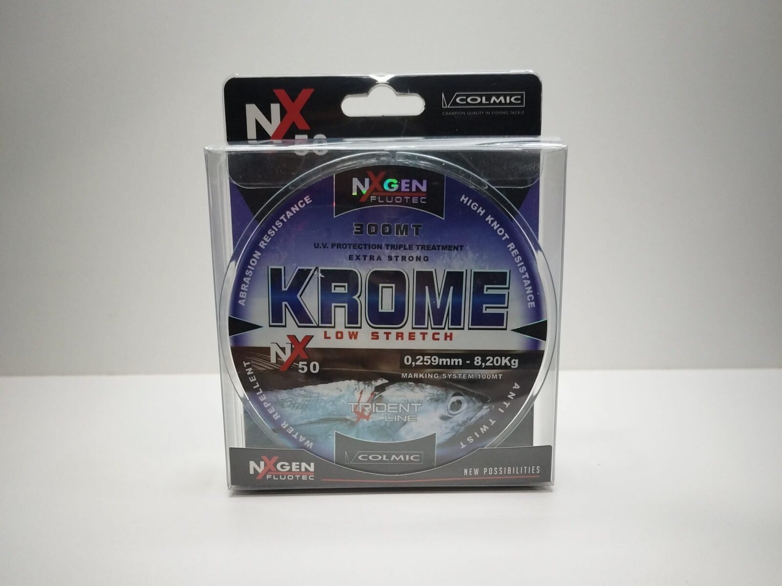 NXGEN Colmic NX50 Krome 300 M 0,300 Mm Vert Braided Fishing Line